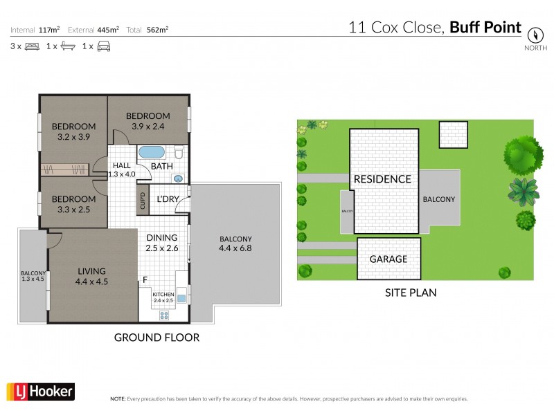 11 Cox Close, Buff Point NSW 2262 Floorplan