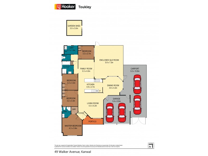 49 Walker Avenue, Kanwal NSW 2259 Floorplan