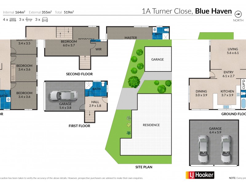 1A Turner Close, Blue Haven NSW 2262 Floorplan