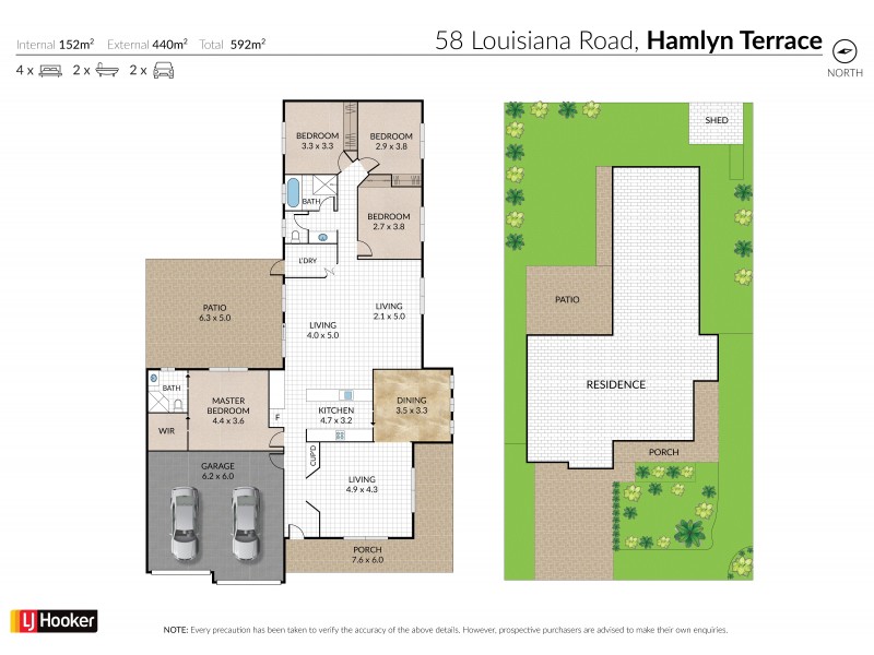 58 Louisiana Road, Hamlyn Terrace NSW 2259 Floorplan