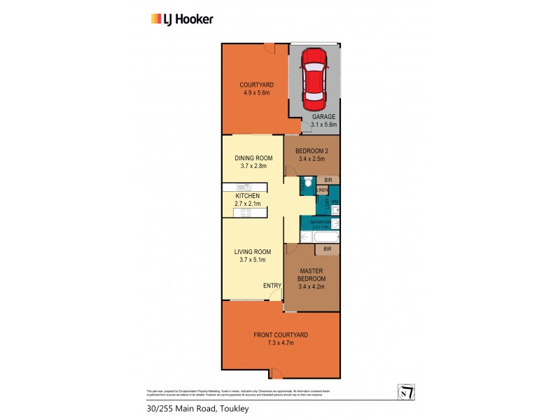 30/255 Main Road, Toukley NSW 2263 Floorplan