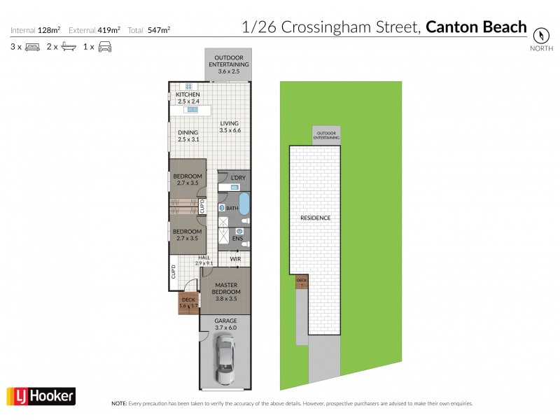 1/26 Crossingham Street, Toukley NSW 2263 Floorplan