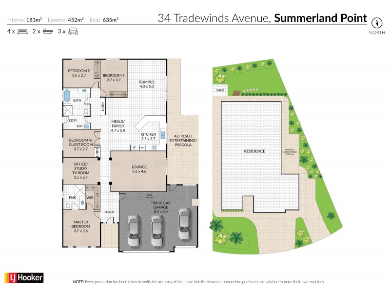 34 Tradewinds Avenue, Summerland Point NSW 2259 Floorplan