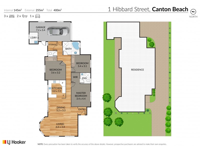 1 Hibbard Street, Canton Beach NSW 2263 Floorplan