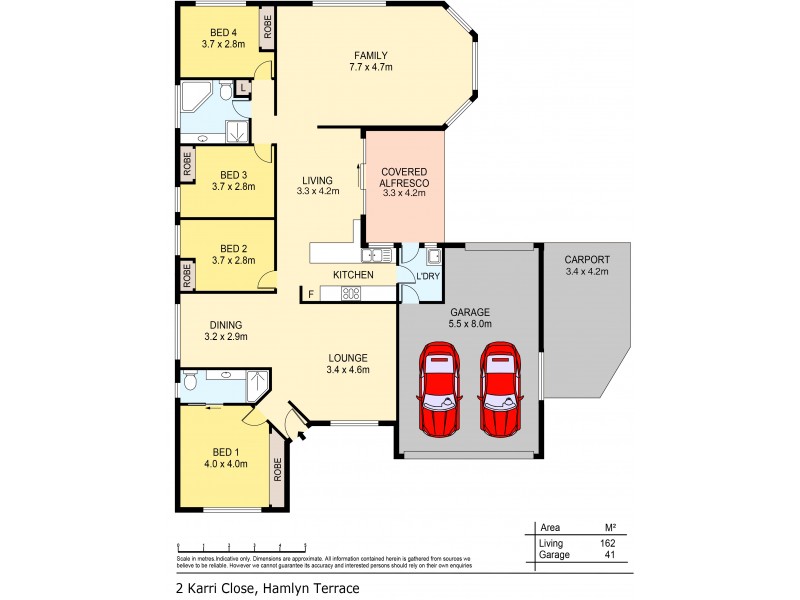 2 Karri Close, Hamlyn Terrace NSW 2259 Floorplan