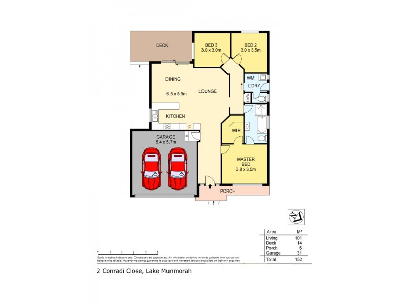 2 Conradi Close, Lake Munmorah NSW 2259 Floorplan