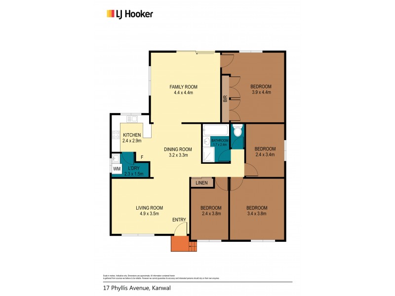 17 Phyllis Avenue, Kanwal NSW 2259 Floorplan