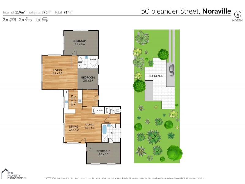 50 Oleander Street, Noraville NSW 2263 Floorplan