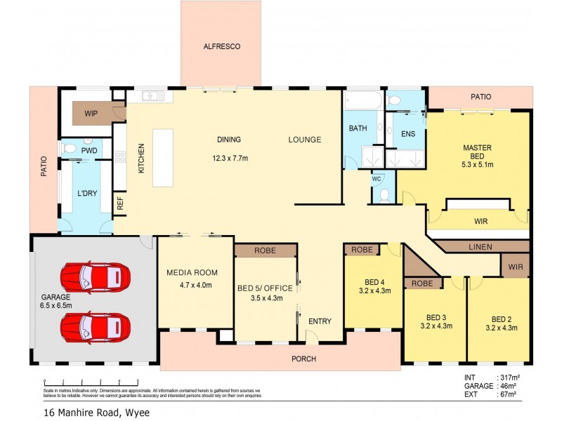 16 Manhire Road, Wyee NSW 2259 Floorplan