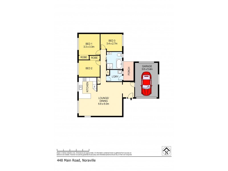 448 Main Road, Noraville NSW 2263 Floorplan