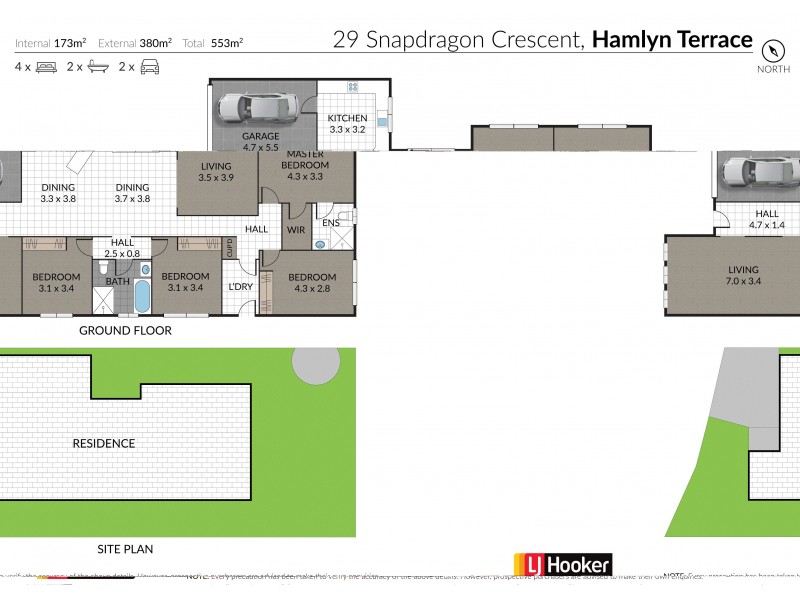 29 Snapdragon Crescent, Hamlyn Terrace NSW 2259 Floorplan