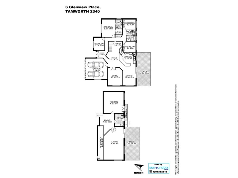 6 Glenview Place, Tamworth NSW 2340 Floorplan