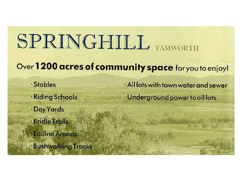 Lot 5/Springhill Estate/ Nundle Road, Tamworth NSW 2340