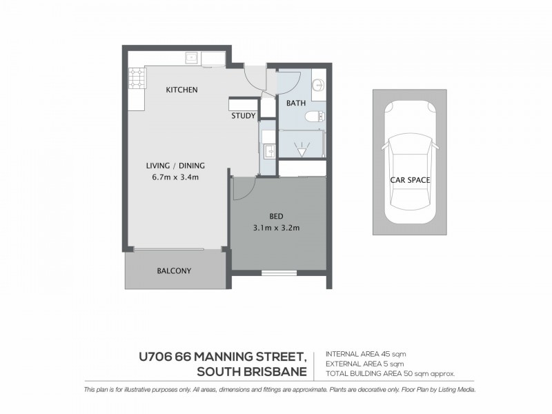 Unit 706/66 Manning Street, South Brisbane QLD 4101