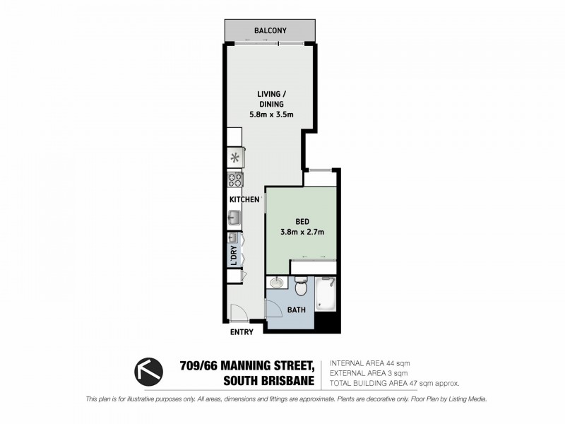Unit 709/66 Manning Street, South Brisbane QLD 4101