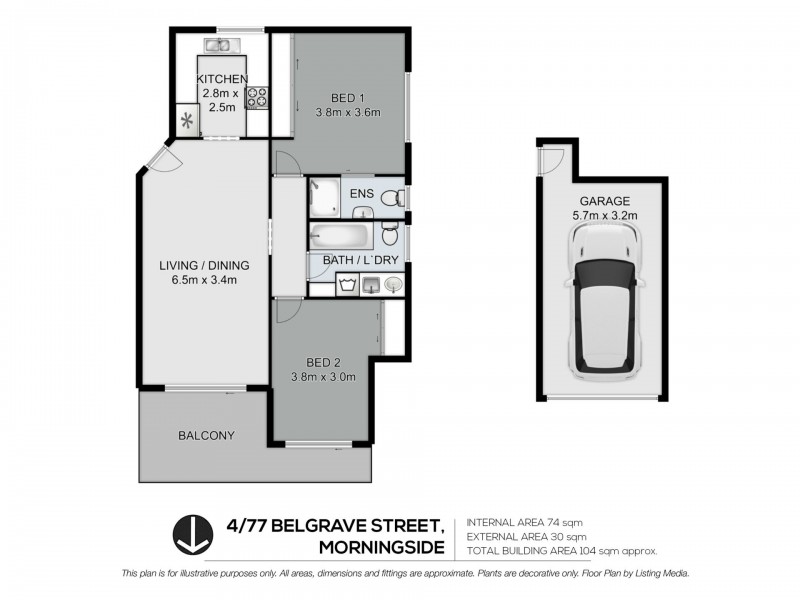 Unit 4/77 Belgrave Street, Morningside QLD 4170
