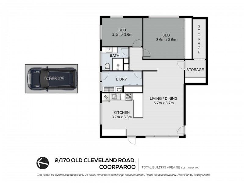 Unit 2/170 Old Cleveland Road, Coorparoo QLD 4151