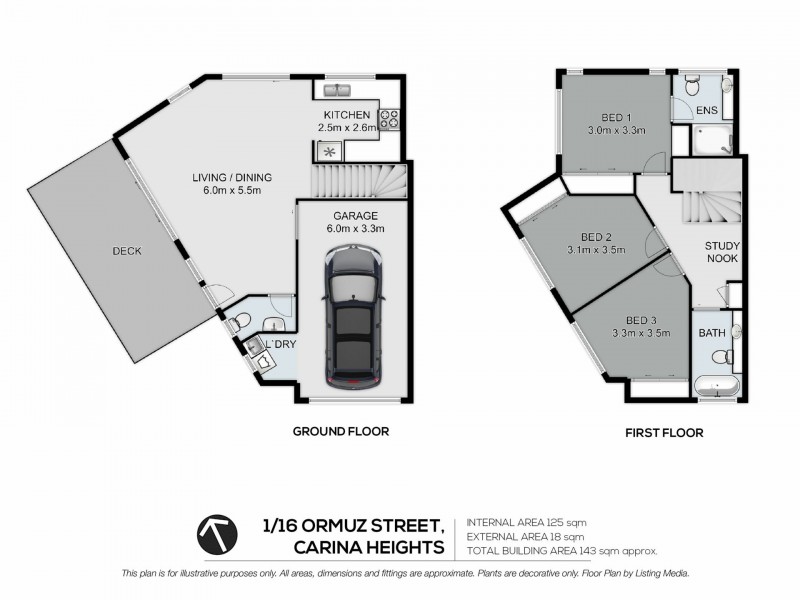Unit 1/16 Ormuz Street, Carina Heights QLD 4152