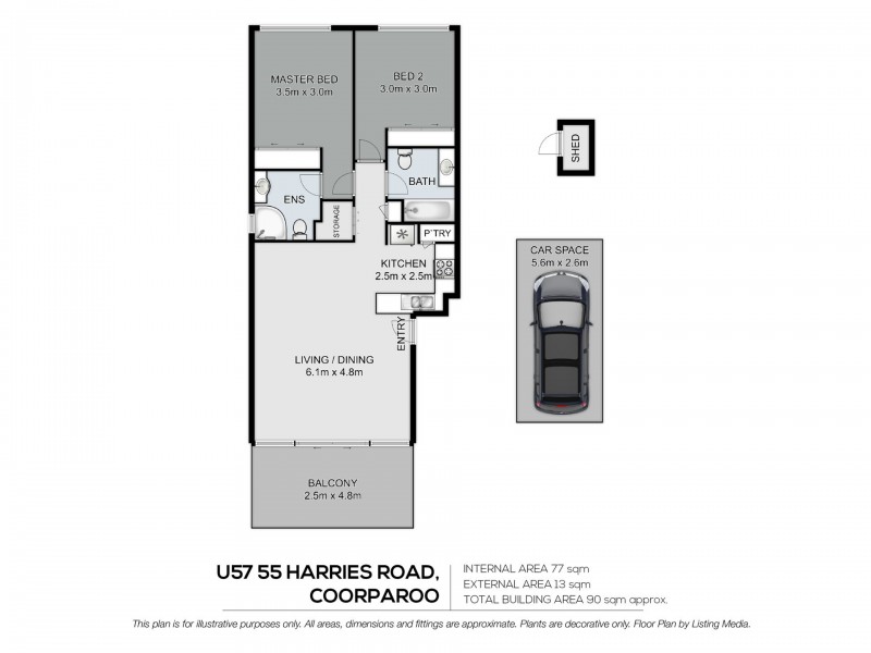 57/55 Harries Road, Coorparoo QLD 4151