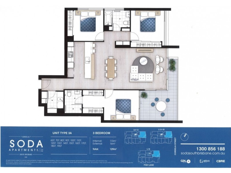 Unit 1507/27 Cordelia Street, South Brisbane QLD 4101
