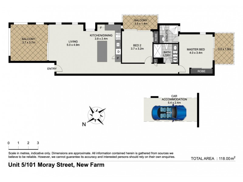 5/101 Moray Street, New Farm QLD 4005