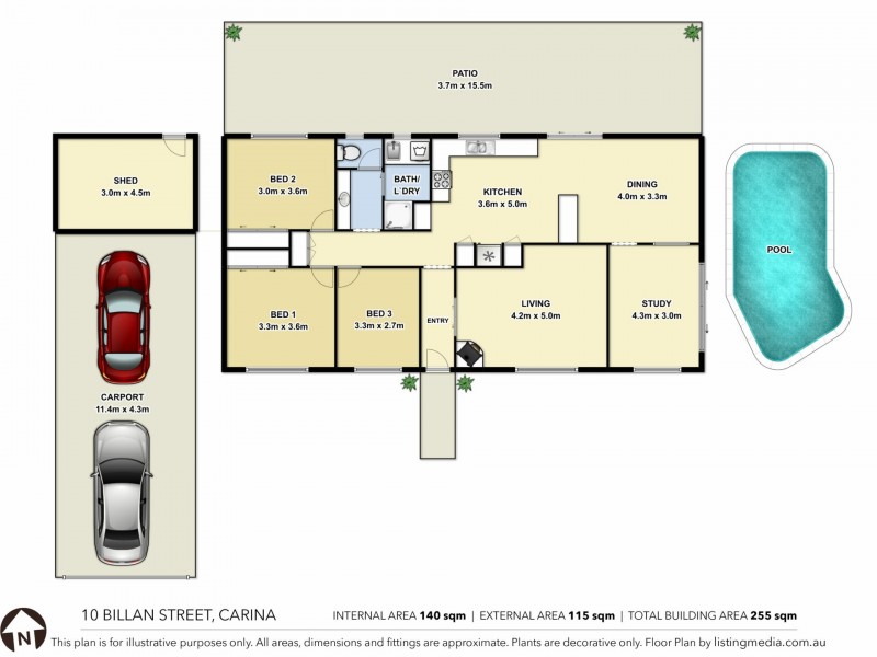 10 Billan Street, Carina QLD 4152