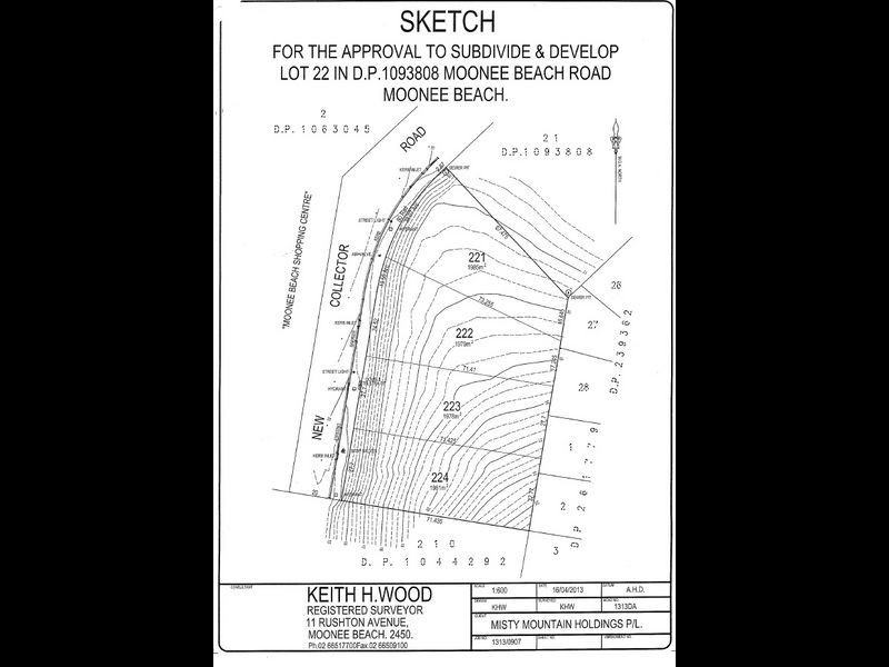 Lot 22/(Proposed North Solitary Drive Moonee Beach Road, Moonee Beach NSW 2450