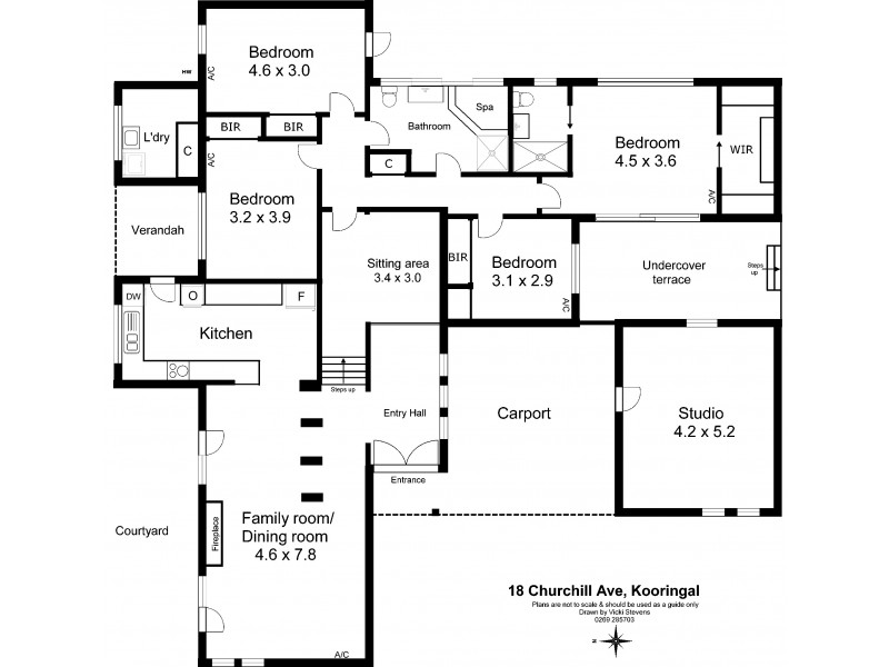 18 Churchill Avenue, Kooringal NSW 2650 Floorplan