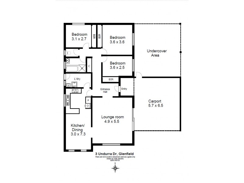 3 Undurra Drive, Glenfield Park NSW 2650 Floorplan