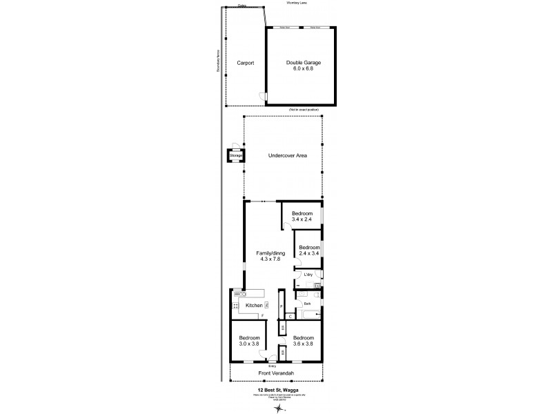 12 Best Street, Wagga Wagga NSW 2650 Floorplan