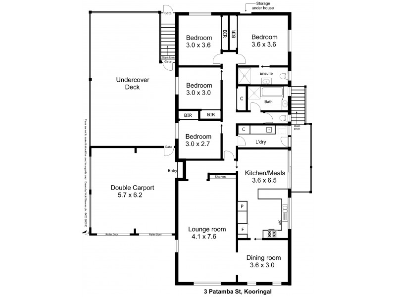 3 Patamba Street, Kooringal NSW 2650 Floorplan