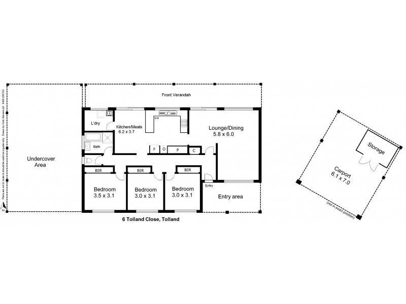 6 Tolland Close, Tolland NSW 2650 Floorplan