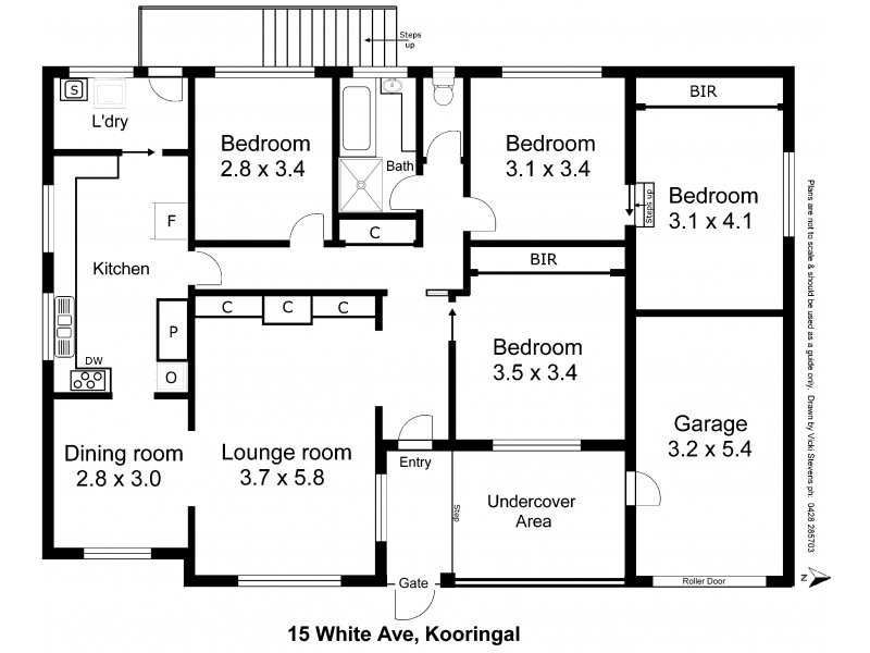 15 White Avenue, Kooringal NSW 2650 Floorplan