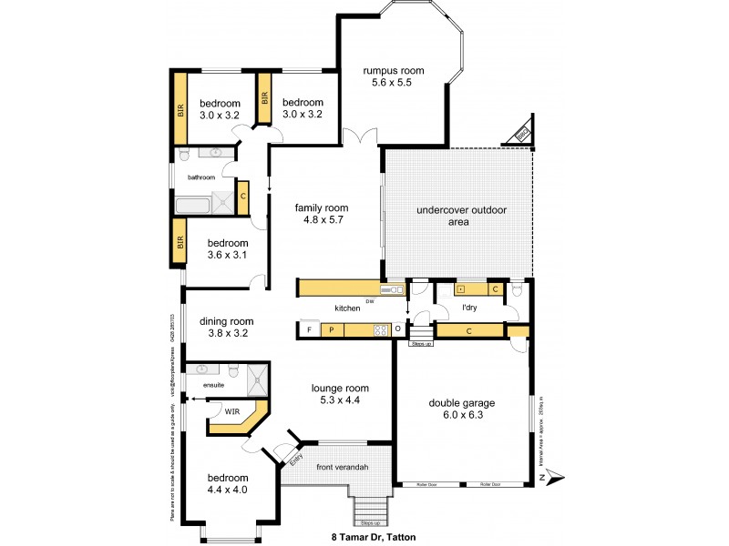 8 Tamar Drive, Tatton NSW 2650 Floorplan