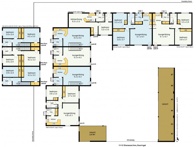 11-13 Sherwood Avenue, Kooringal NSW 2650 Floorplan