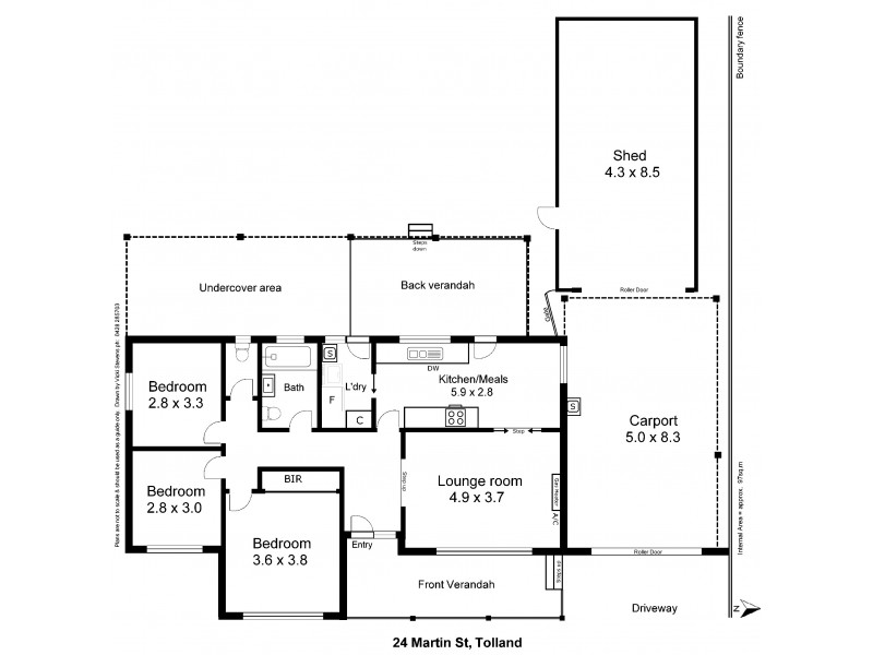 24 Martin Street, Tolland NSW 2650 Floorplan