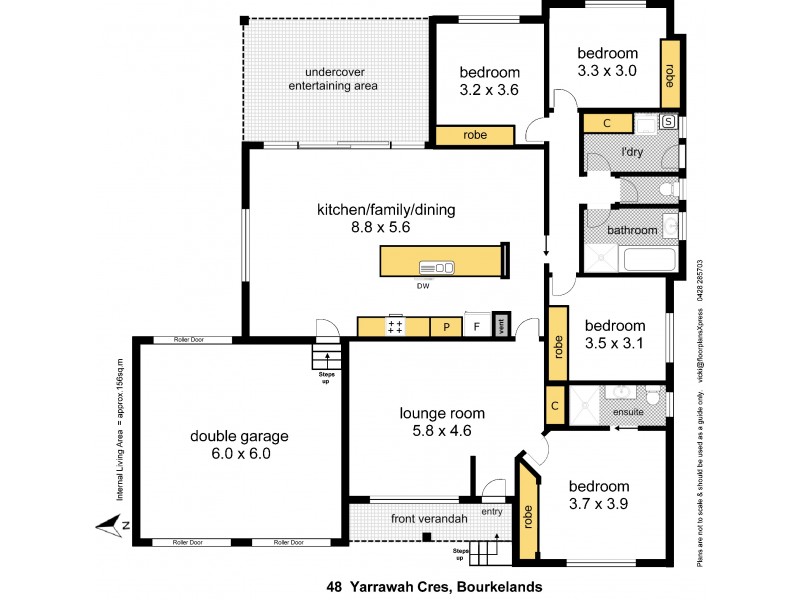 48 Yarrawah Crescent, Bourkelands NSW 2650 Floorplan