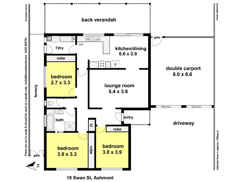 18 Swan Street, Ashmont NSW 2650 Floorplan