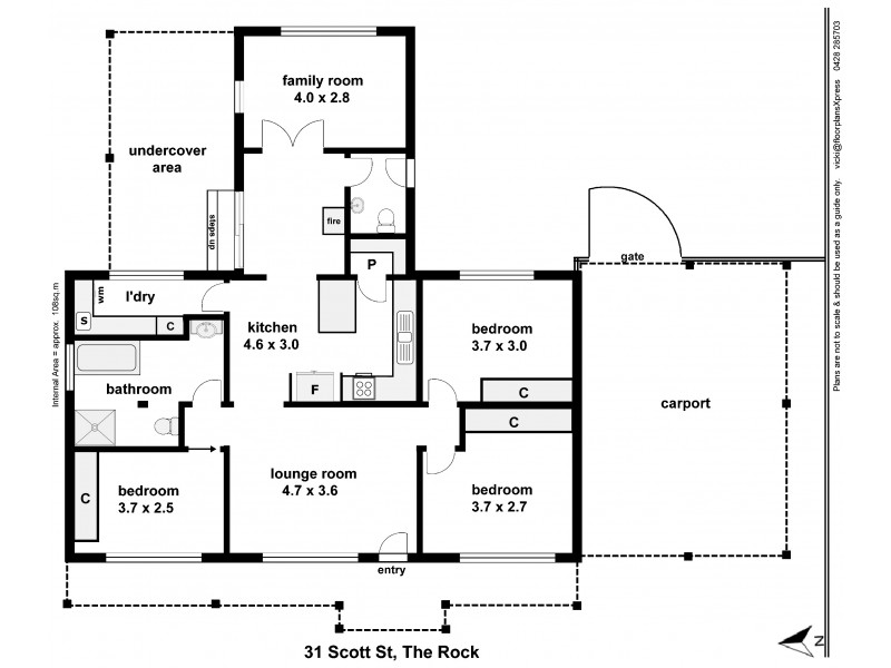31 Scott Street, The Rock NSW 2655 Floorplan
