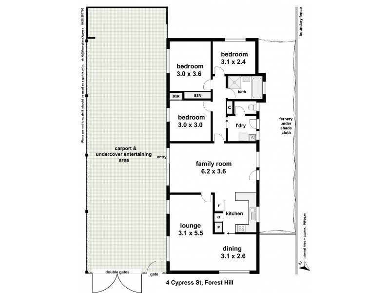 4 Cypress Street, Forest Hill NSW 2651 Floorplan