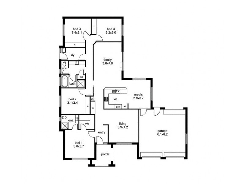 21 Womboin Crescent, Glenfield Park NSW 2650 Floorplan