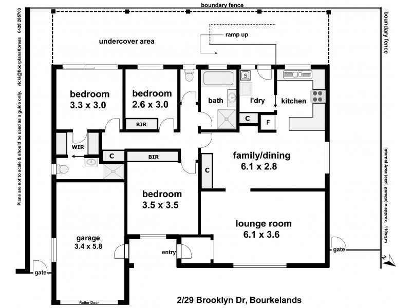 2/29 Brooklyn Drive, Bourkelands NSW 2650 Floorplan