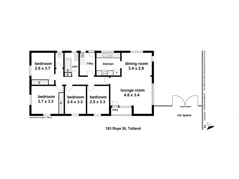 163 Raye Street, Tolland NSW 2650 Floorplan