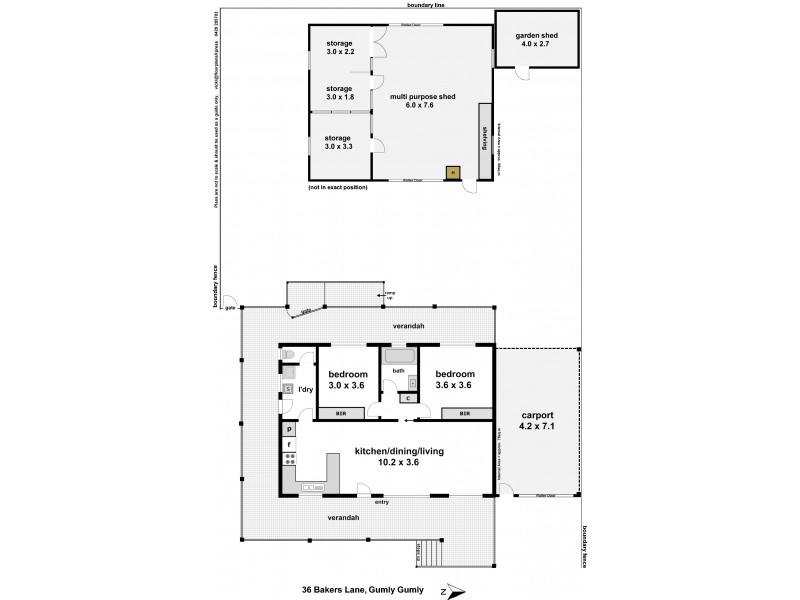 36 Bakers Lane, Gumly Gumly NSW 2652 Floorplan