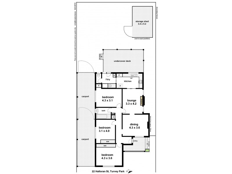 22 Halloran Street, Turvey Park NSW 2650 Floorplan