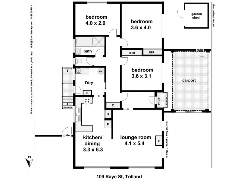 109 Raye Street, Tolland NSW 2650 Floorplan