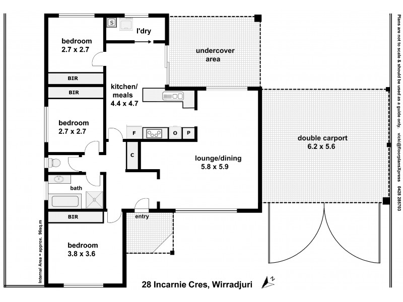 28 Incarnie Crescent, Wagga Wagga NSW 2650 Floorplan