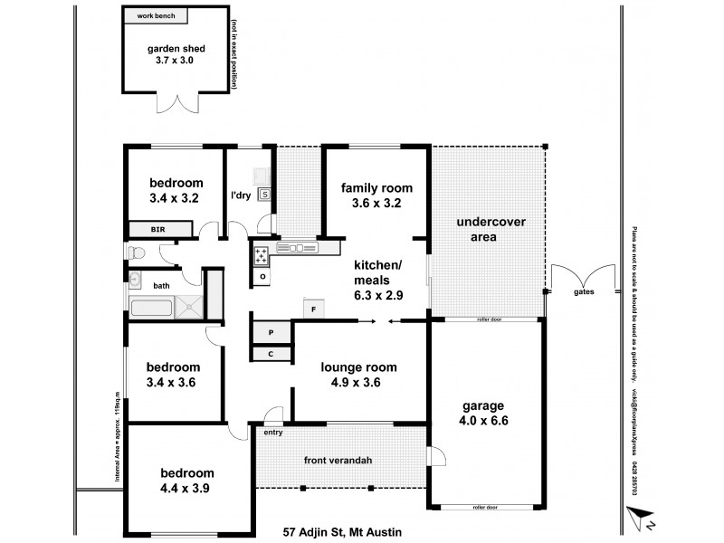 57 Adjin Street, Mount Austin NSW 2650 Floorplan