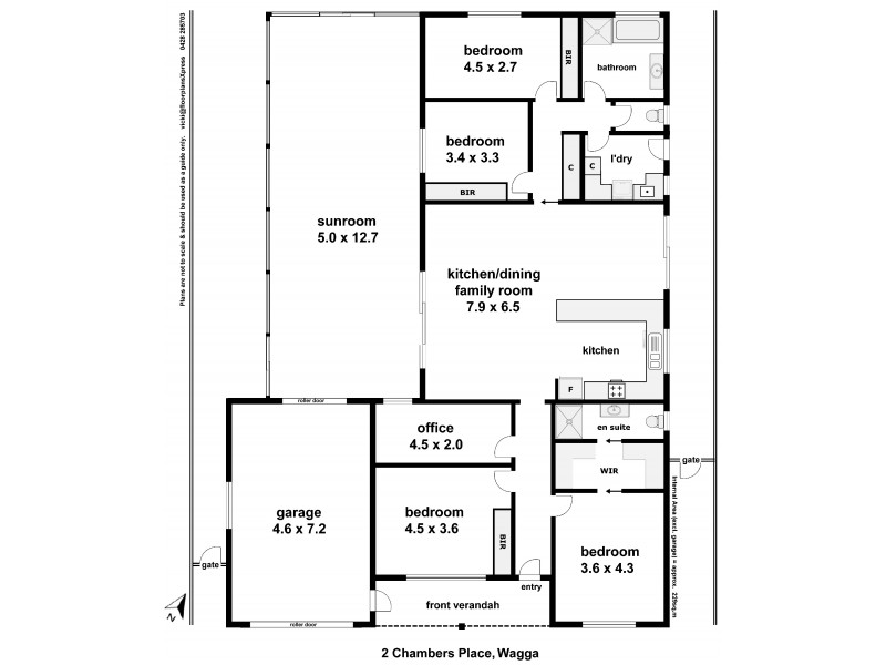 2 Chambers Place, Wagga Wagga NSW 2650 Floorplan