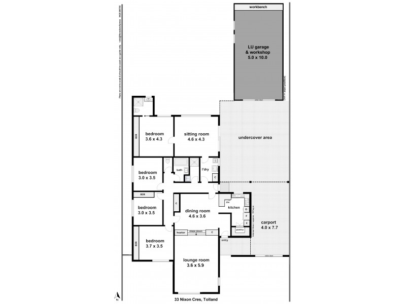 33 Nixon Crescent, Tolland NSW 2650 Floorplan